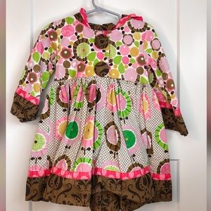 Jelly The Pug hooded dress. 24 months. EUC.